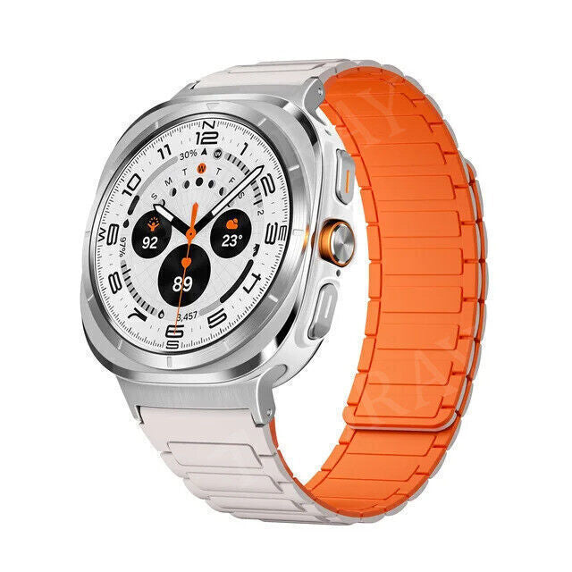 Quick Fit Silicone Band for Samsung Galaxy Watch Ultra 47mm Magnetic Loop Strap