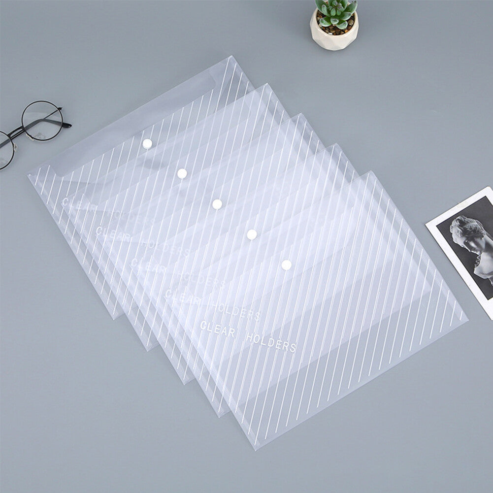 File Folder Plastic A4 Expandable Binder Pocket Perforated Pockets Envelope