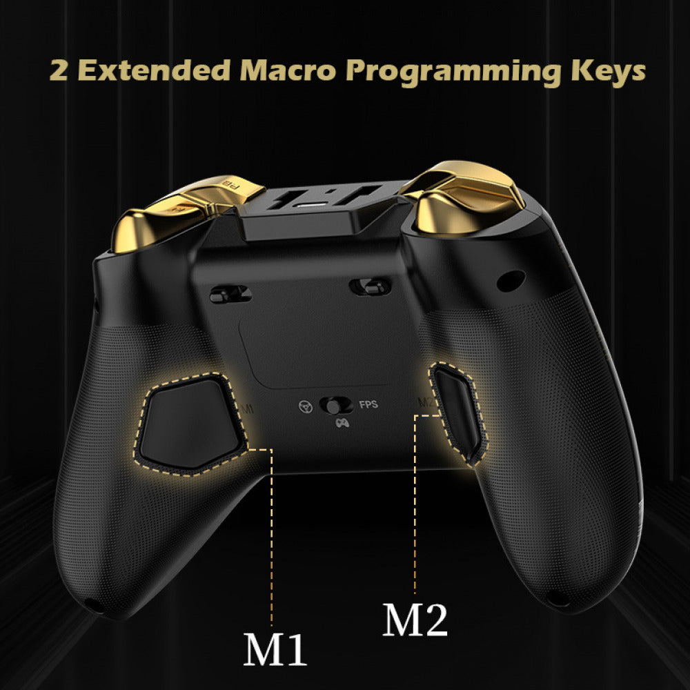 Wireless Gamepad 800Hz Vibration Game Controller 6-Axis for Switch/Android/PC
