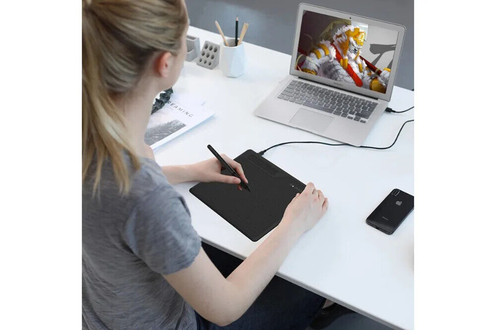 S620 6.5x4 Inch Anime Digital Graphic Tablet Art Writing Board for Drawing &Game