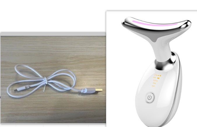 EMS Thermal Neck Lifting And Tighten Massager Electric Microcurrent Wrinkle Remo