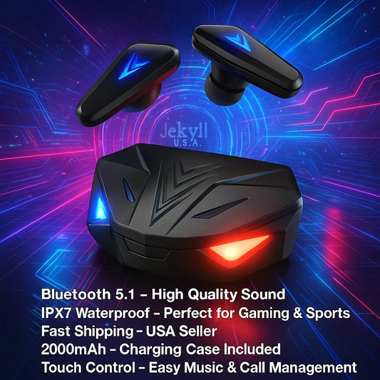 Special Bluetooth Headphones for Gaming Gamer Low Latency Headphones Earbuds