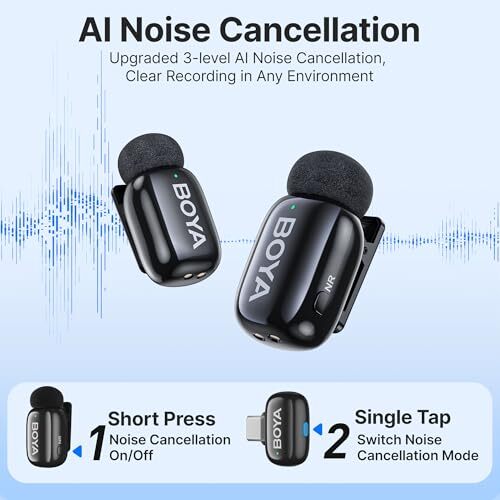 Mini Wireless Lavalier Microphone for Android/Tablets/PC with USB C Type-C