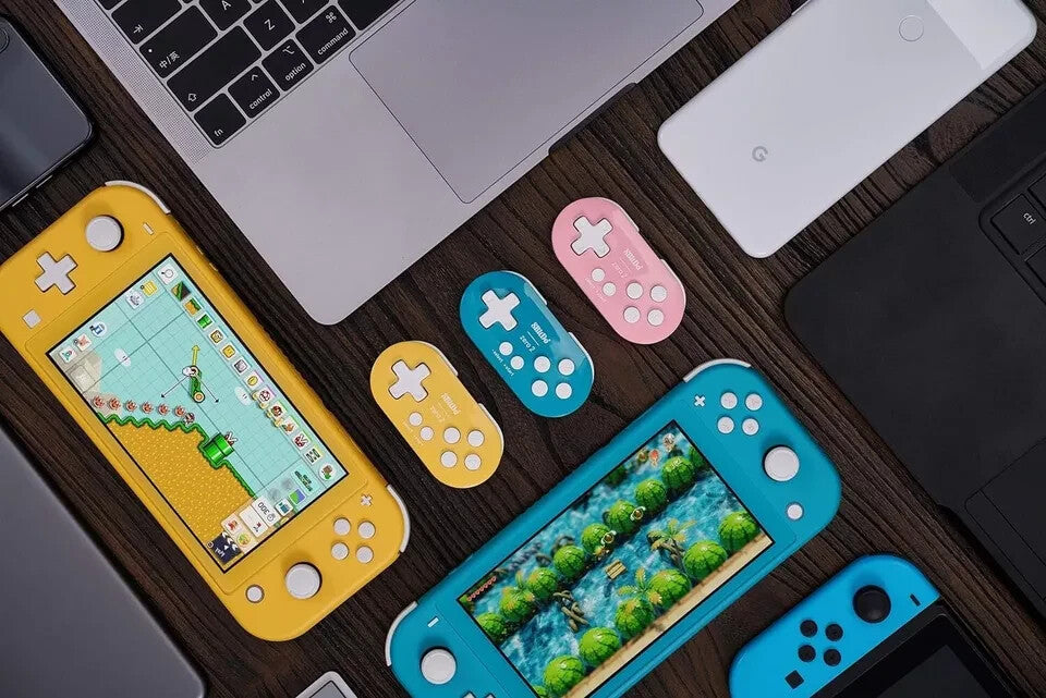 8BitDo Zero 2 Bluetooth Gamepad for Switch, PC, and Android (Blue)