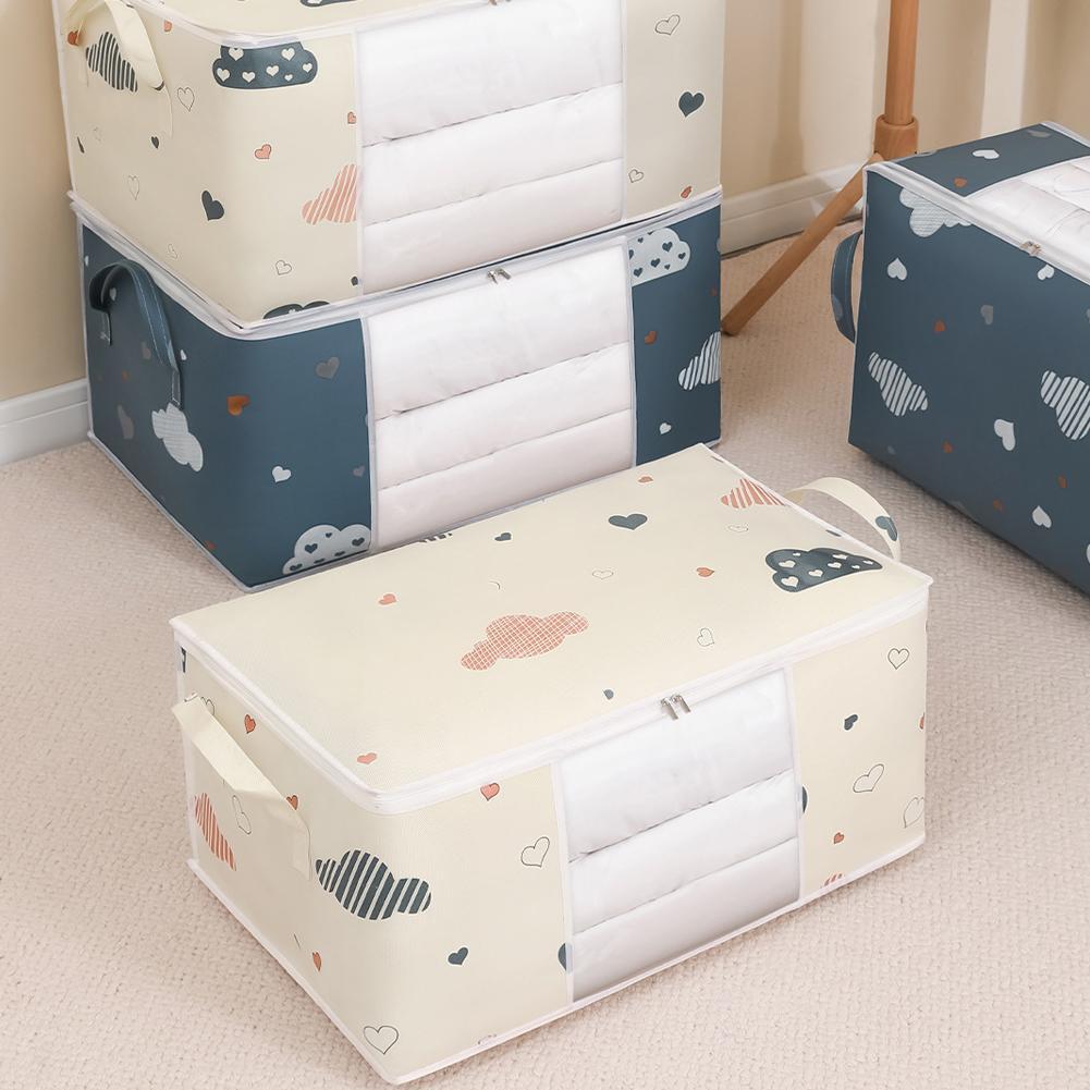 Clothes Storage Bag Large Capacity Organizer for Comforters Blanket Bedding🔥