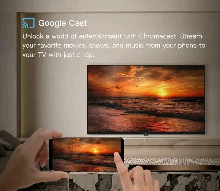 FPD 55-inch Smart TV Google TV 4K UHD with Google Play and Google Cast Built-in