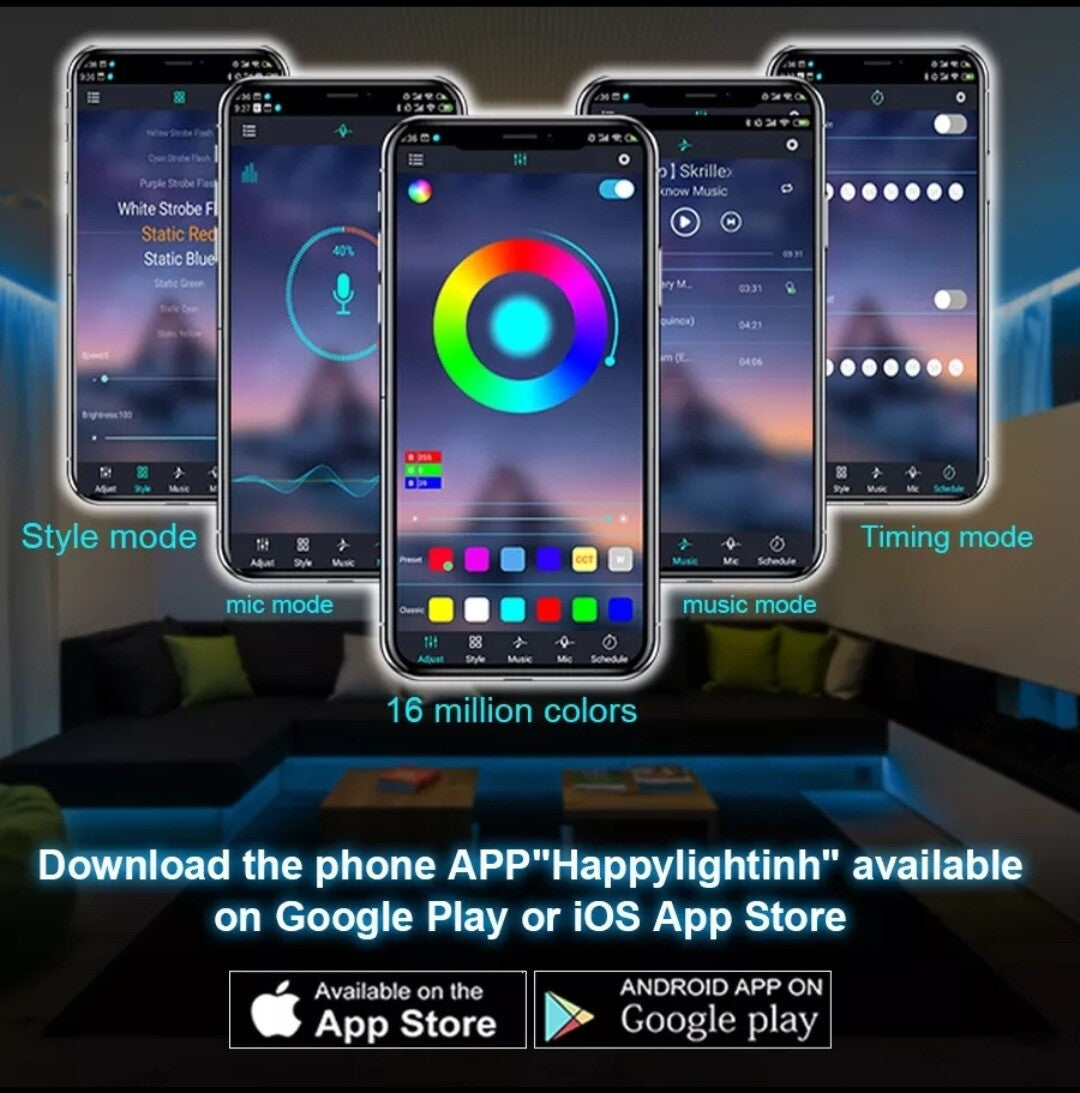 led light led light strip RGB led bluetooth led strip led back light