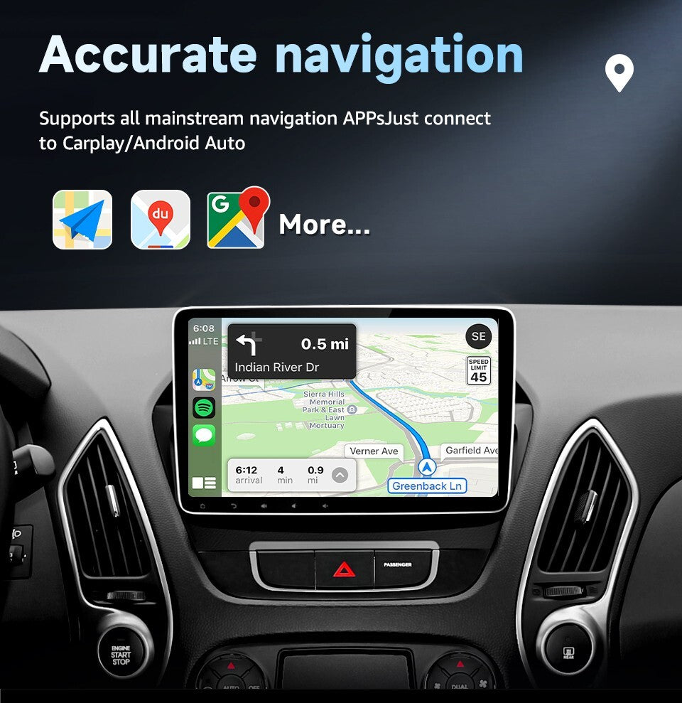 2-in-1 Wireles CarPlay Auto Adapter Fast-Connecting Plug&Play WIFI5.0 BT2.4/5.0