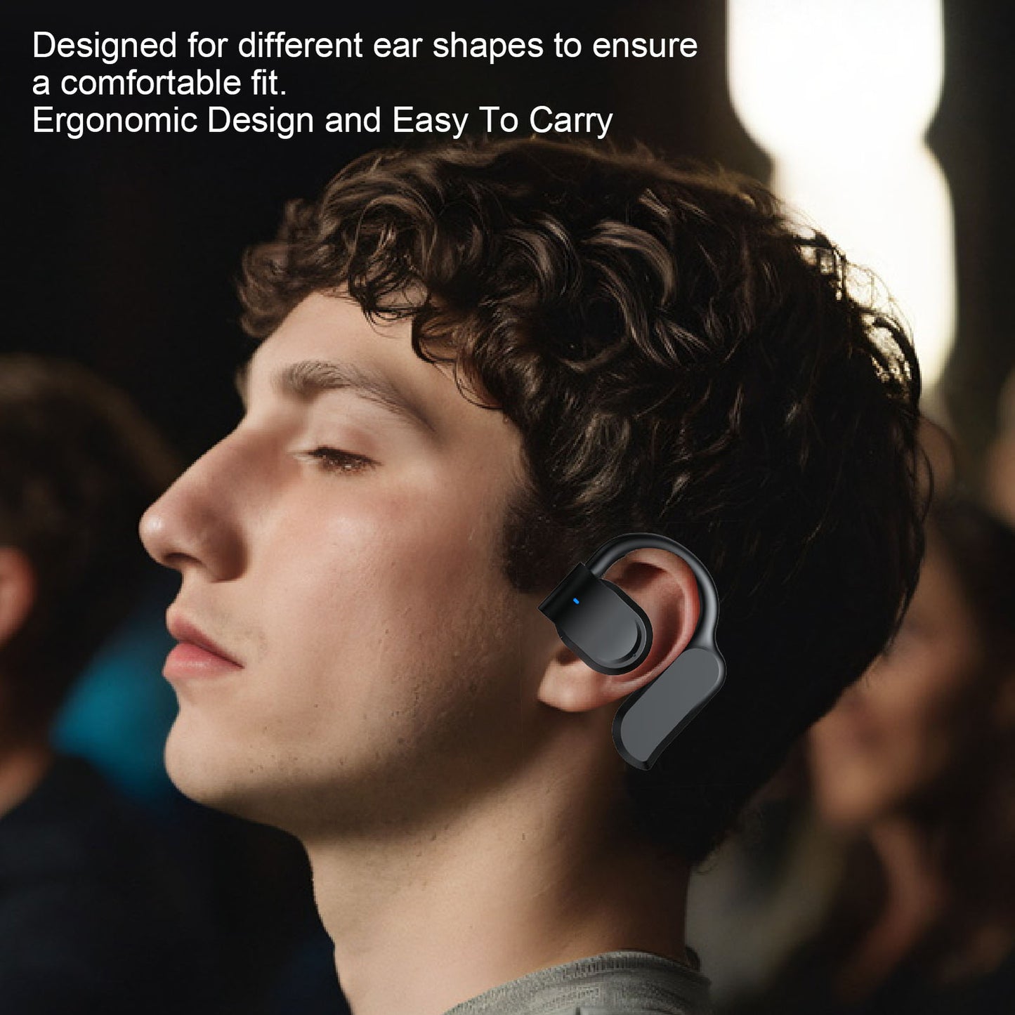 Wireless Earbuds True Wireless Stereo BT 5.4 Headphones Bass Bone Conductio Kit
