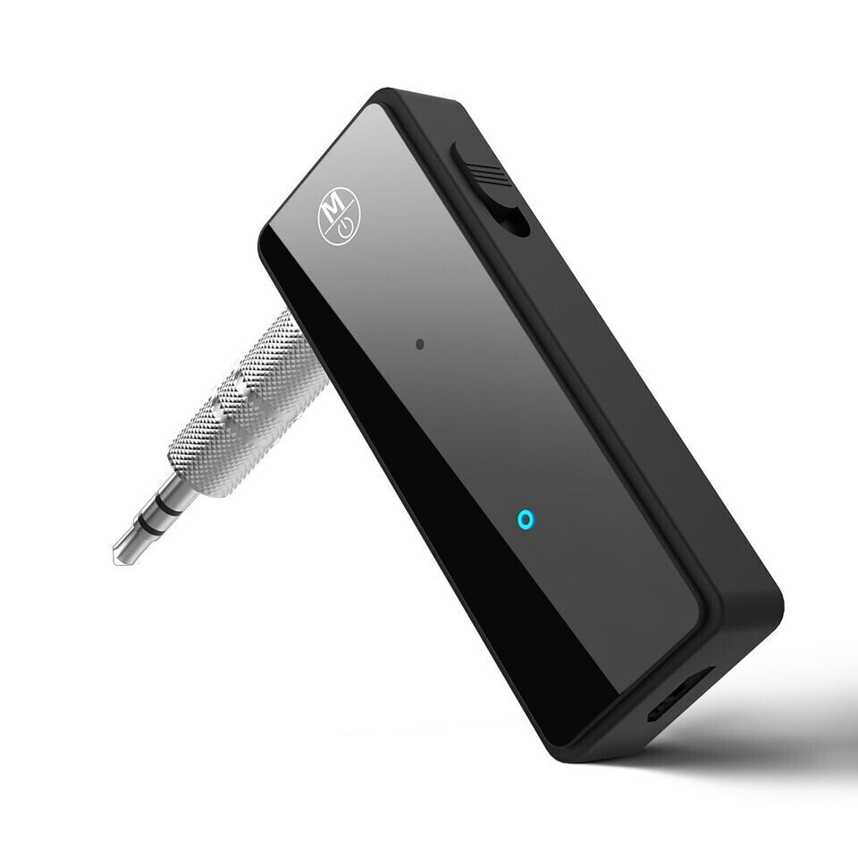 USB Wireless Bluetooth 5.0 Transmitter Receiver 2in1 Audio Adapter 3.5mm Aux Car