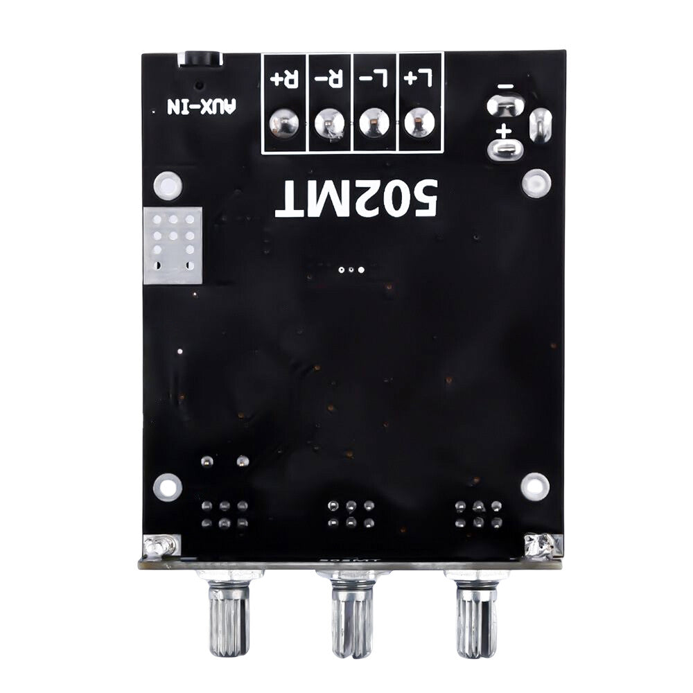 ZK-502MT 50W*2 Bluetooth 5.2 Audio Amplifier Board Module Tone Adjustable DIY.
