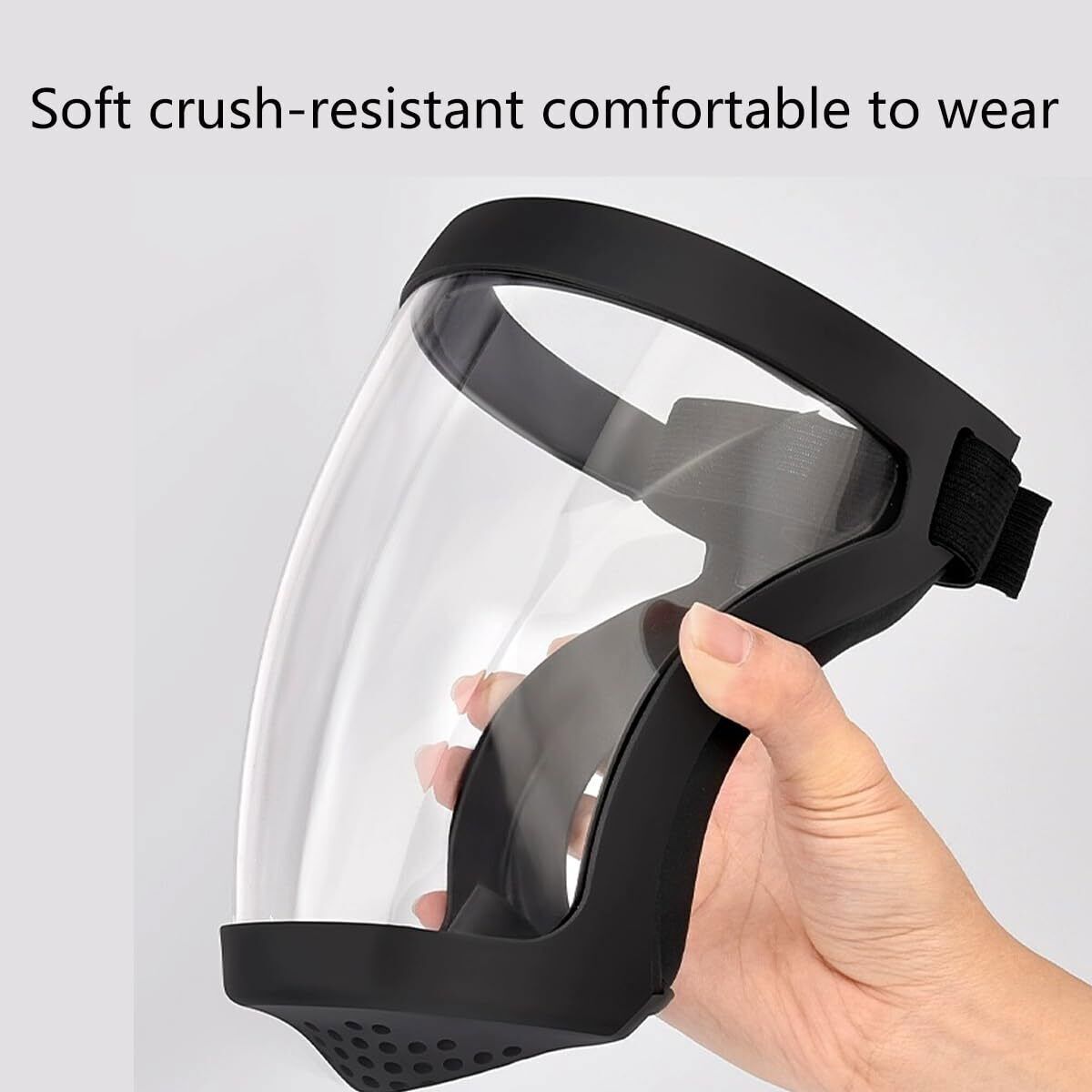 Anti-fog Shield Safety Full Face Super Protective Head Cover Transparent Mask