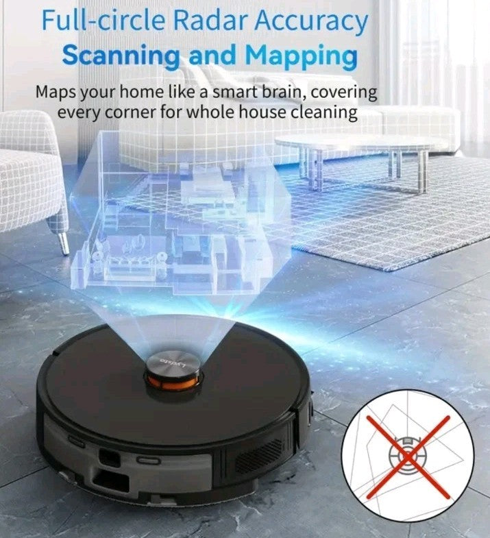 Lydsto S1 MAX Sweeping And Mopping All-in-One Robot, Vacuum Cleaner And Mop Comb