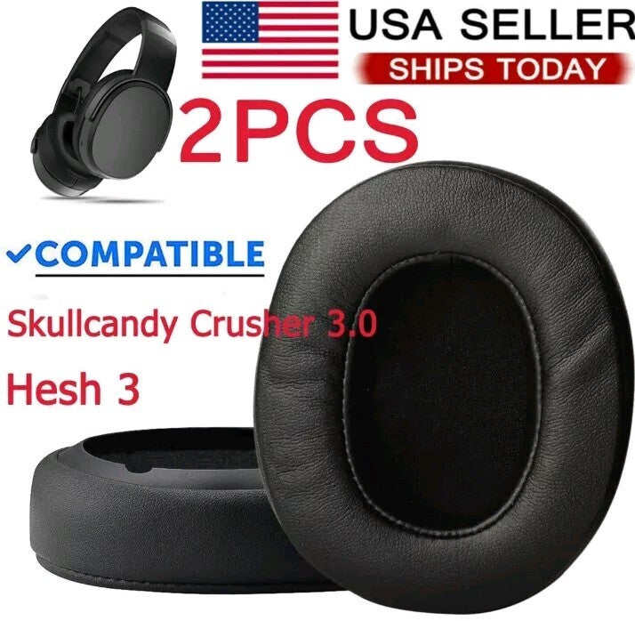 Replacement Ear Pads Cushions Covers For Skullcandy Crusher 3.0 Wireless Hesh 3