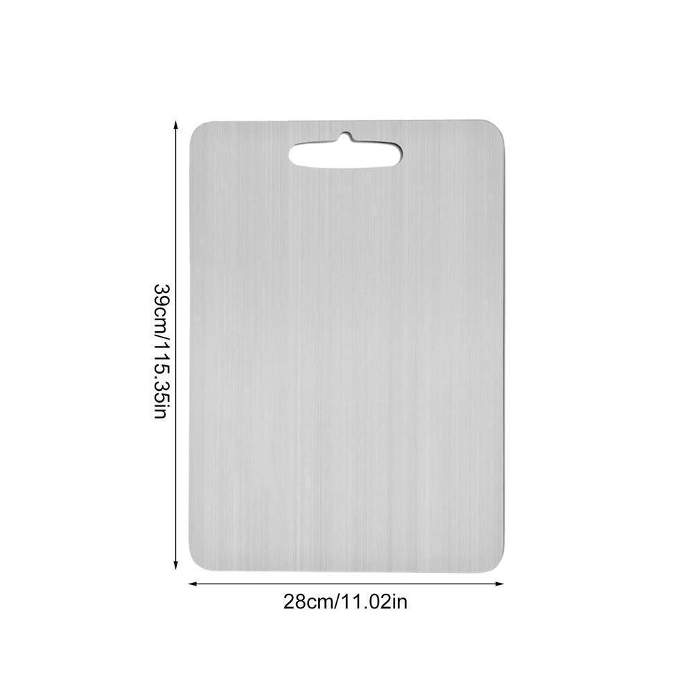 Titanium Cutting Board Double-Sided Titanium Cutting Boards for Kitchen Camping