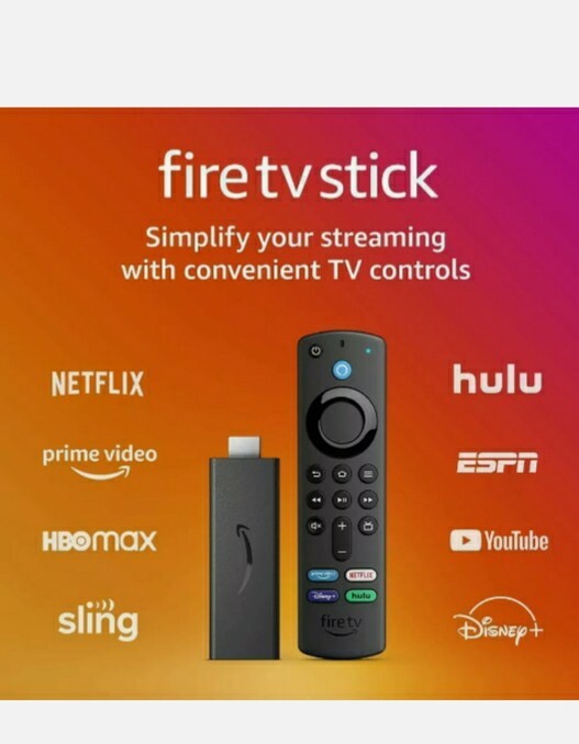 Amazon Fire TV Stick 3rd Gen with Alexa includes TV controls 2021 release