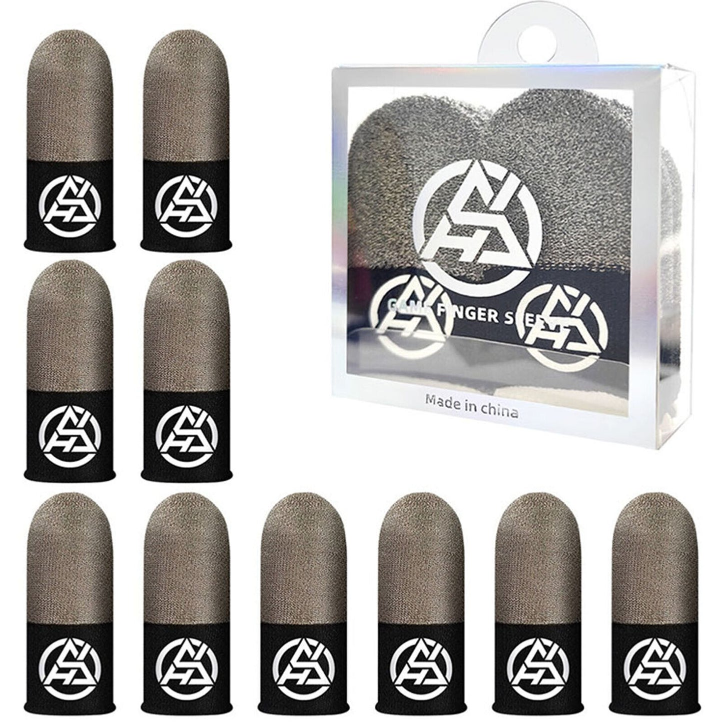 Game Finger Sleeves Anti-sweat Cover Thumbs Gloves for Smart Touch Screen Phones