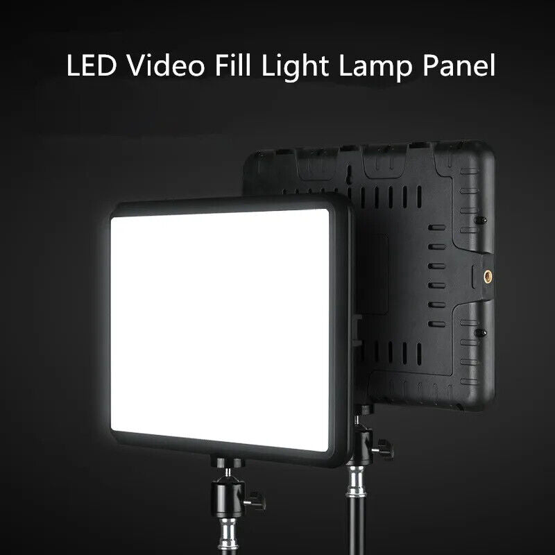 8/12 Inch LED Photography Video Light Panel Lighting Photo Studio Lamp Kit