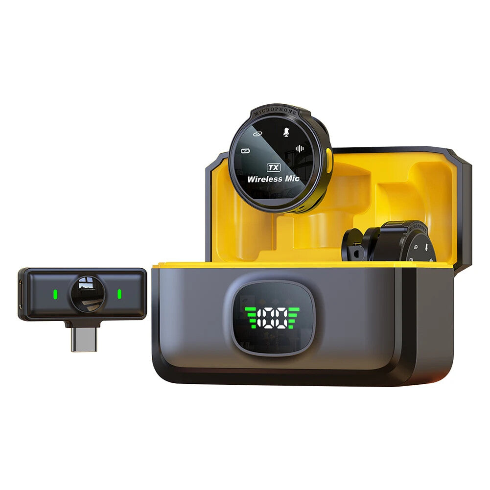 J6 Wireless Lavalier Microphone Plug & Play for iOS & Android – Live, Game, Inte