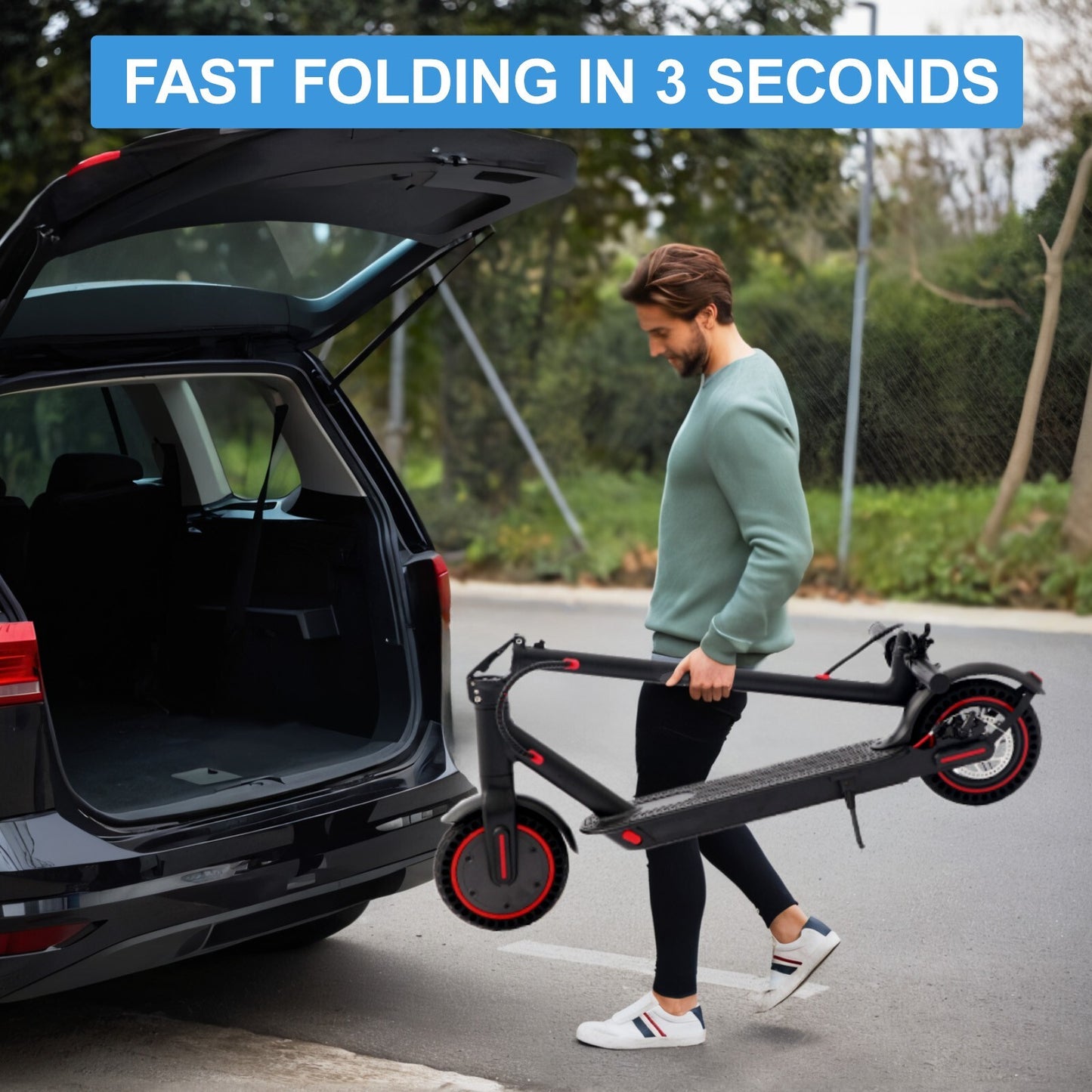 Electric Scooter 350W 20-30KM Long Range Folding E-Scooter Adult Urban Commuter
