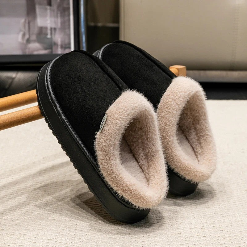 Cosy Fluffy Slippers - Soft Plush Indoor Shoes for Women Winter Warm Comfy Wear