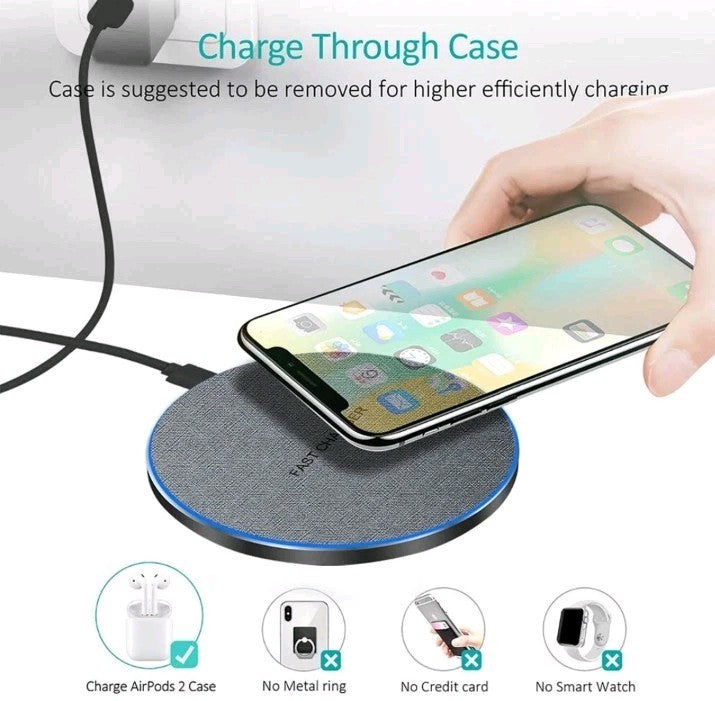 30W Wireless Charger Fast Charging Mat For Google Pixel 9Pro Fold 8 7a 6 5 4XL 3