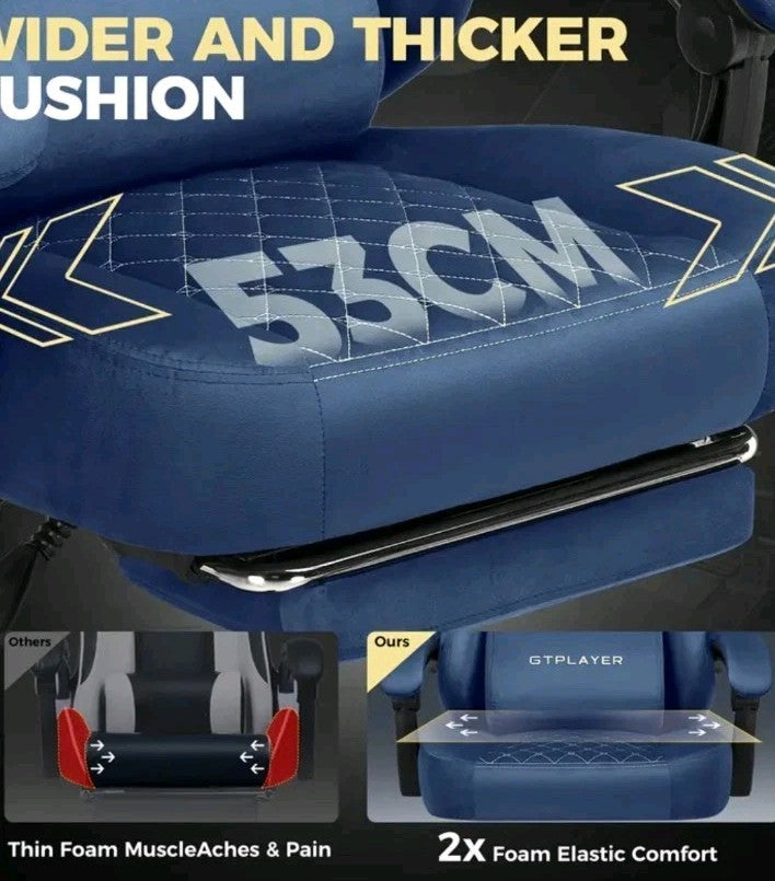 GTPLAYER Gaming Chair, Computer Office Chair with Pocket Spring Cushion, Link...