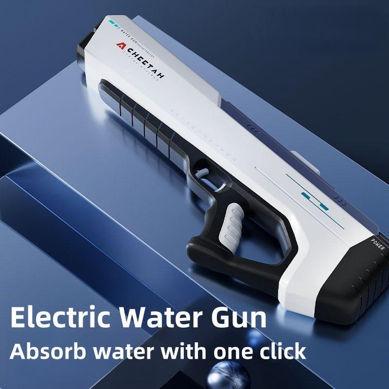 High Pressure Automatic Absorb Electric Water Gun Toy Summer Beach Water Gun Fig