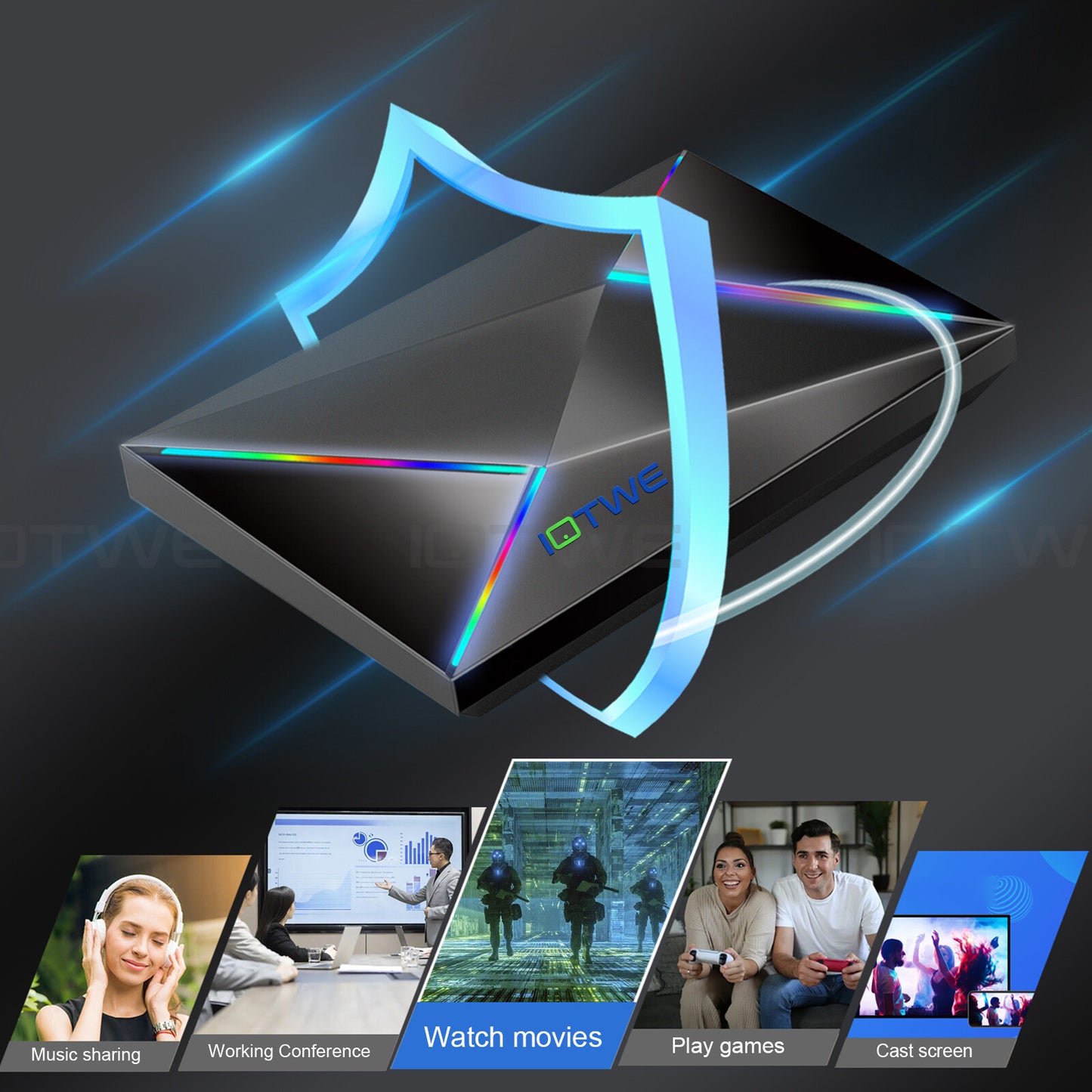 NEW Smart TV BOX Android 32 GB 1000M 2.4G/5G WIFI6 Media Player Octa Core 2025