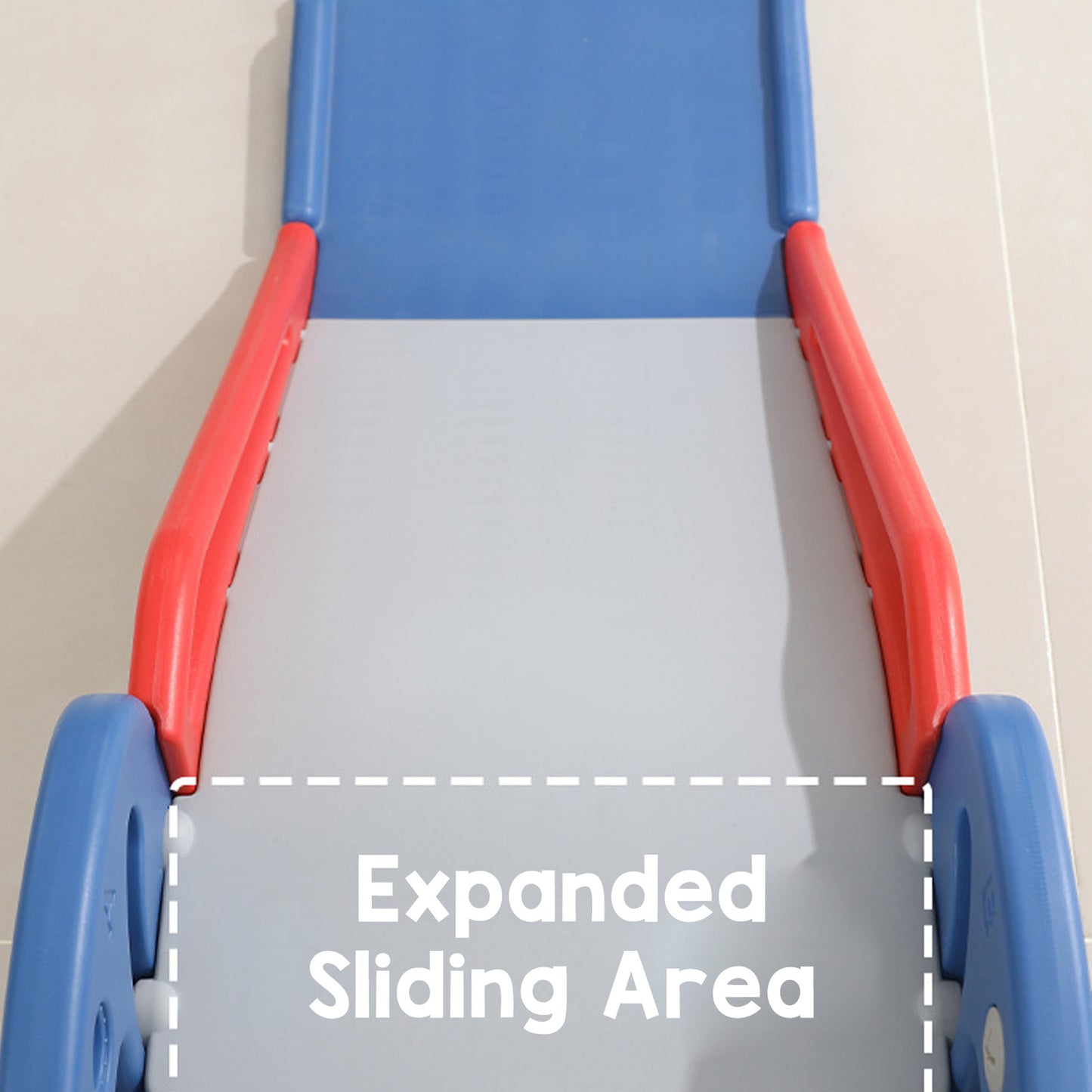 Toddler Indoor Slide for Age 0 To 3 Dinosaur Foldable Slide with Basketball Hoop