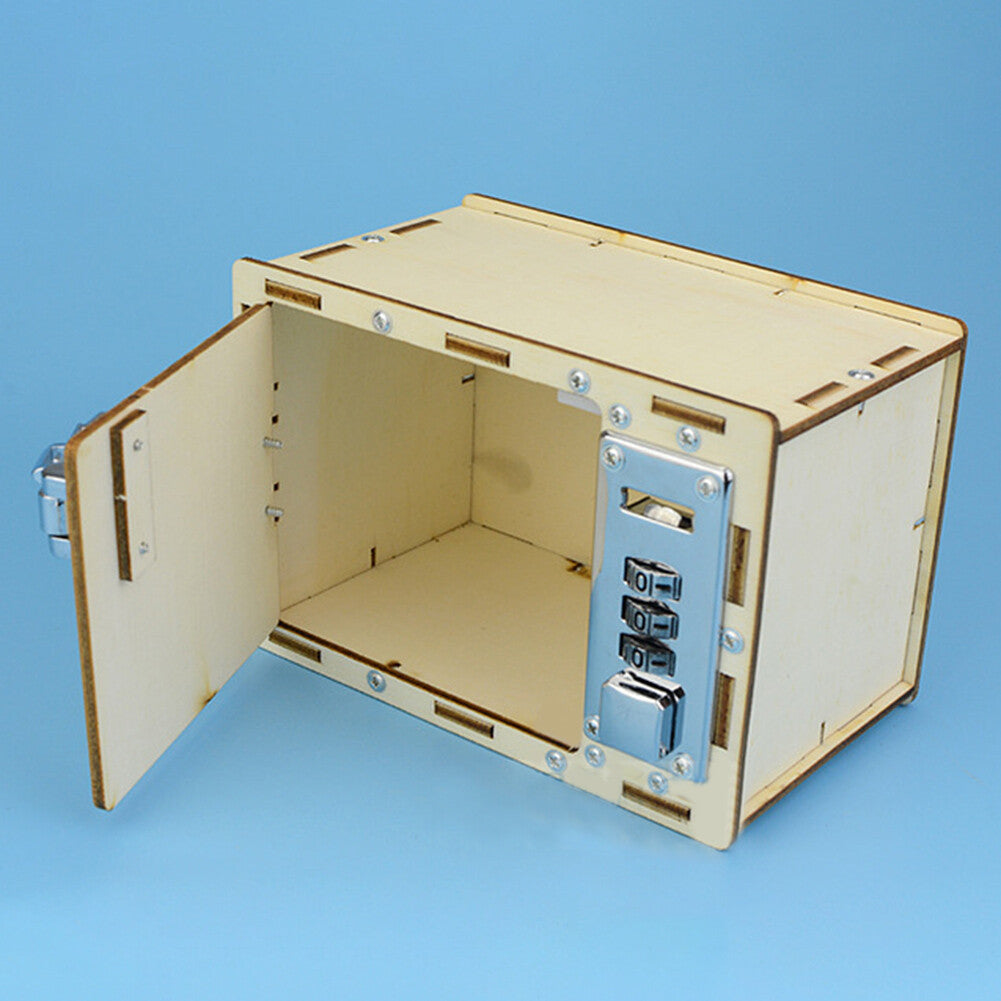 Kids DIY Mechanical Password Box Toy DIY Science School Projects Experiment Toy