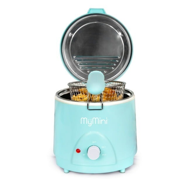 MyMini New 1.5-Quart Deep Fryer, Blue ( NOT SHIP TO CA, CO)