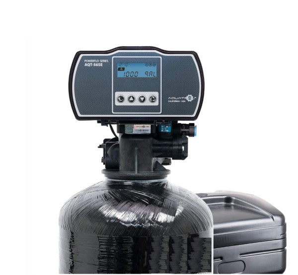Aqua True Fleck 5600SXT Whole House Water Softener | 32,000 Grain, 9″x48″ Tank