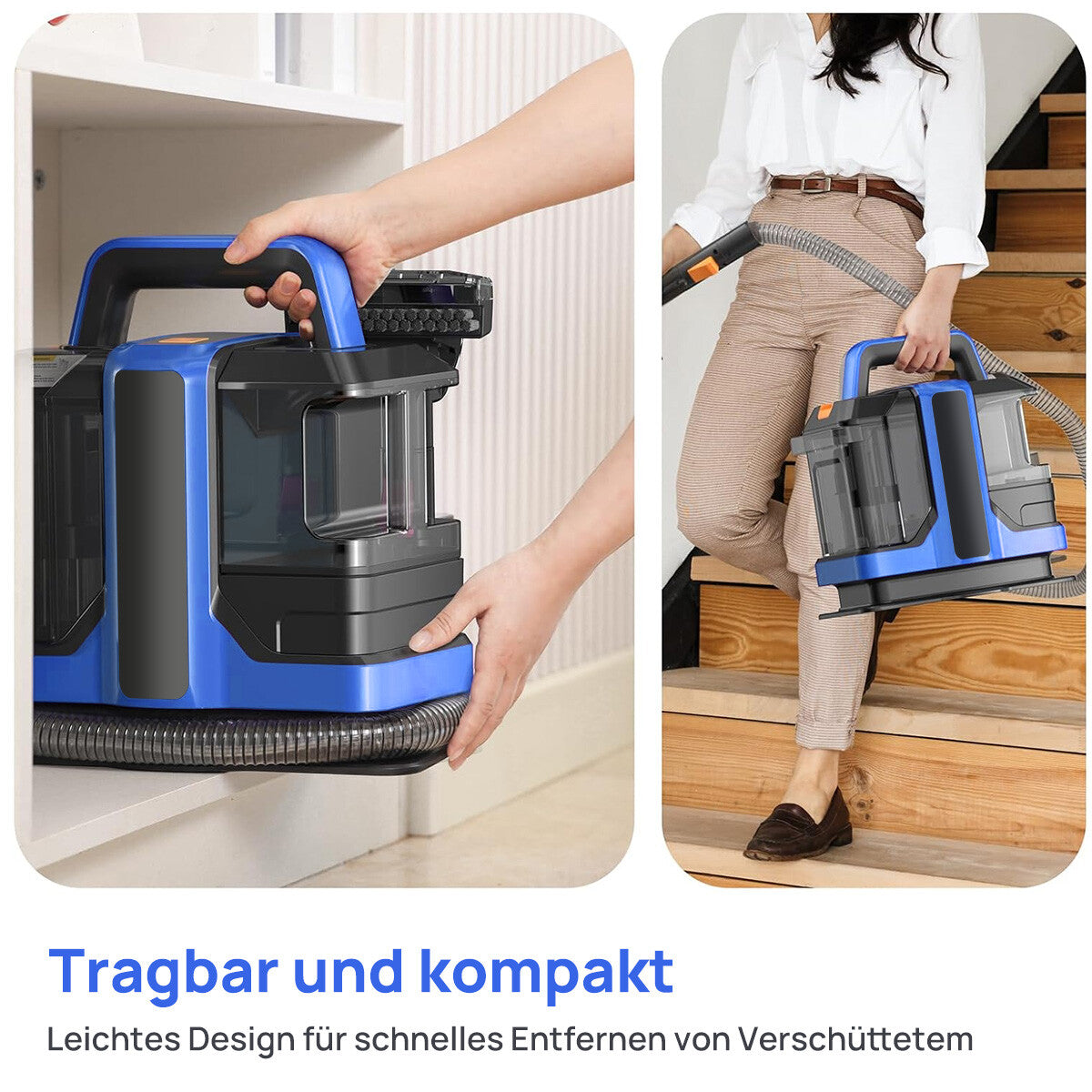 KNKA MultiCleaner VC005 - Washing Vacuum Upholstery Cleaner Carpet Cleaner Wet Vacuum