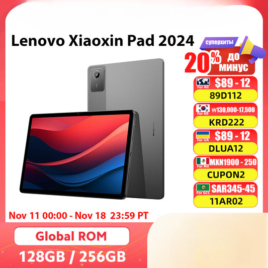 Pad 2024 Tablet 6 / 8GB 128GB Qualcomm Snapdragon 685 Octa Core 11" Screen WIFI