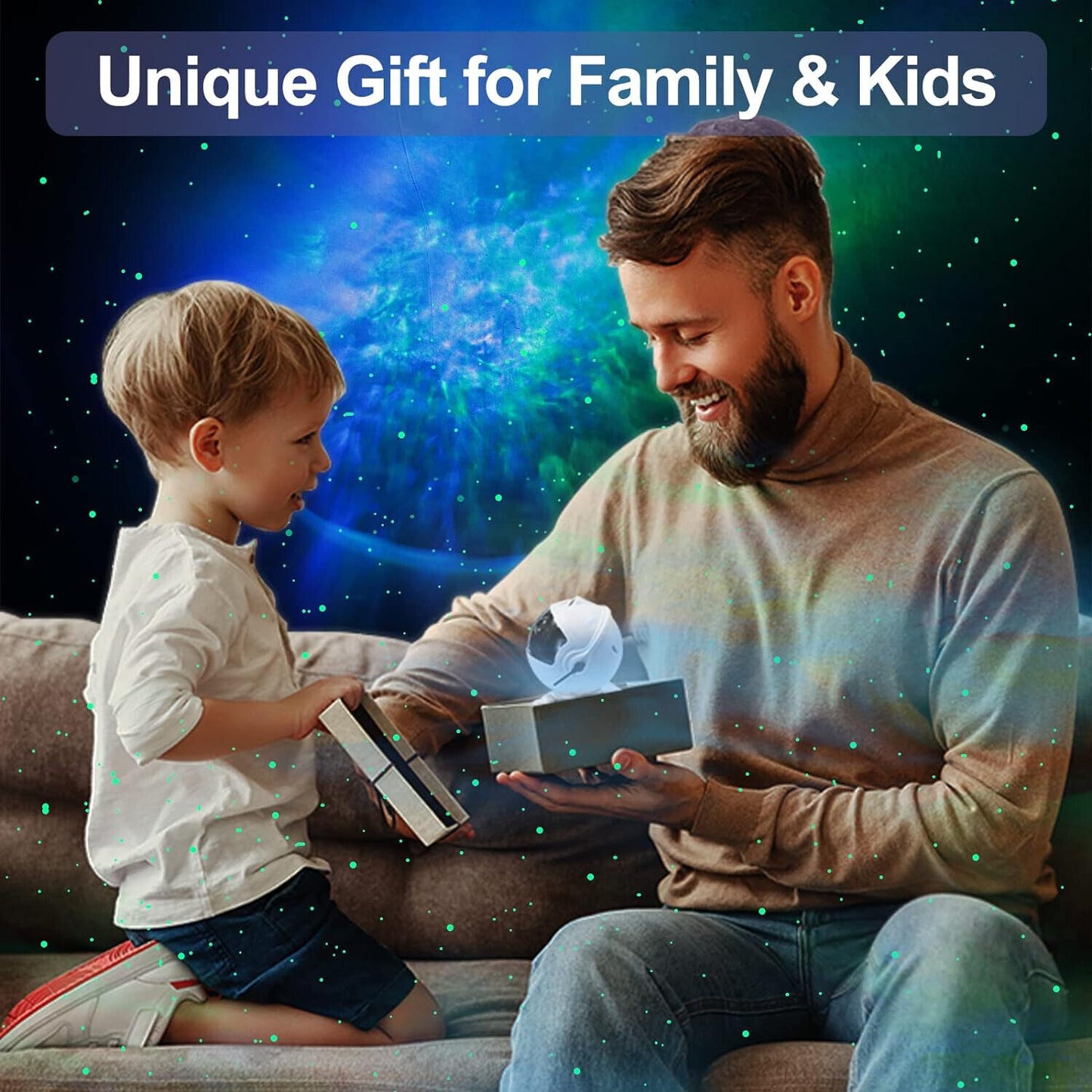 Star Projector Galaxy Night Light - Astronaut Space Buddy Projector with Remote