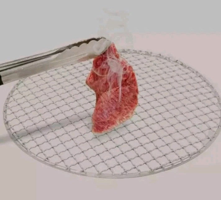8 Inch Round Barbecue Grill Net Mesh Rack Grid Stainless Steel Grate Steam Net