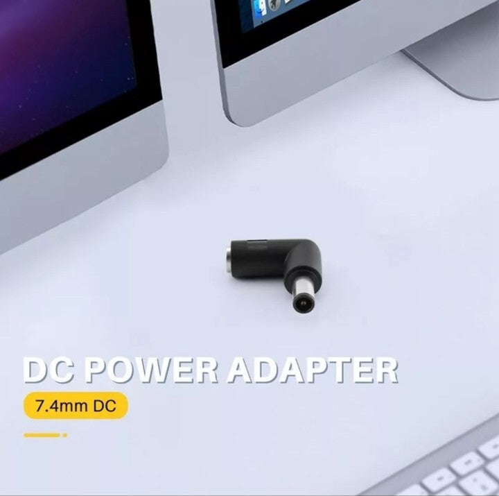 7.4x5.0 Straight head to 7.4x5.0 elbow DC Adapter Converter Connector for