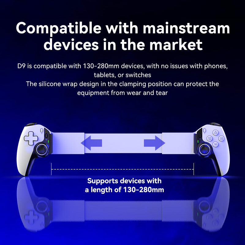 D9 Phone Stretching Game Controller PC For Switch/PS3/PS4 Dual Hall Controller