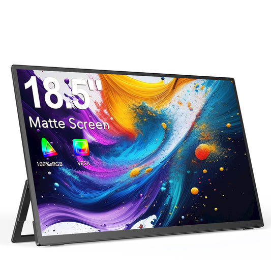 UPERFECT 18.5" 1080P Portable Monitor FHD Screen w/Bracket Freetanding -UMax 18