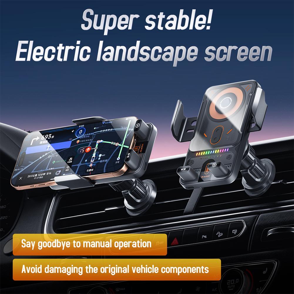 Universal Wireless Charging Car Phone Mount with Air Outlet Navigation Bra W1B7