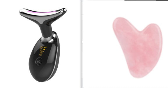 EMS Thermal Neck Lifting And Tighten Massager Electric Microcurrent Wrinkle Remo
