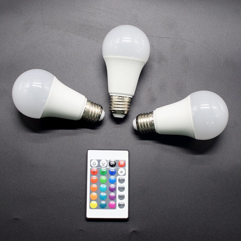 16 Color RGB Bulb LED - Multicolor Bulb - E27 Base - 220V Household Lighting