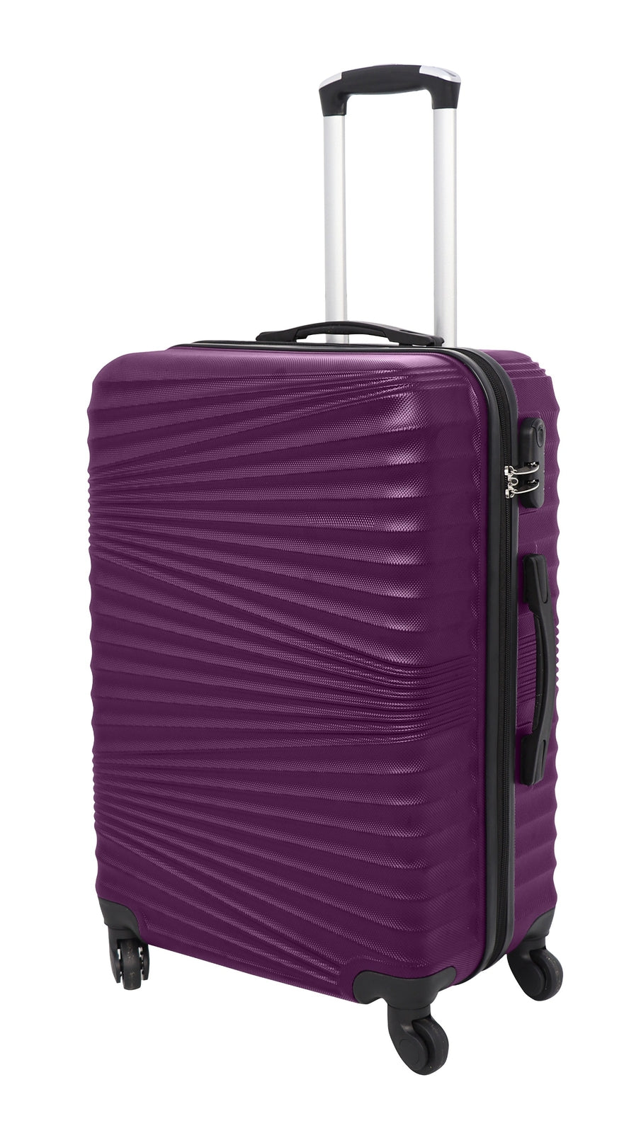 3 Pcs Suitcase Set ABS Hard Shell 4 Wheeled Trolley Lightweight Luggage PIONEER