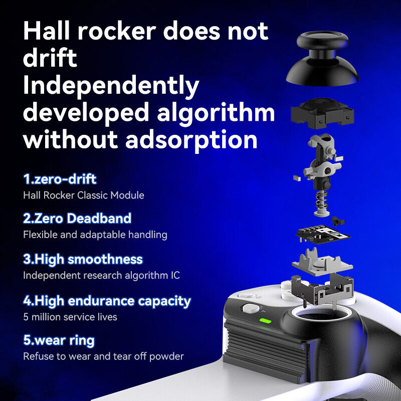 D9 Phone Stretching Game Controller PC For Switch/PS3/PS4 Dual Hall Controller