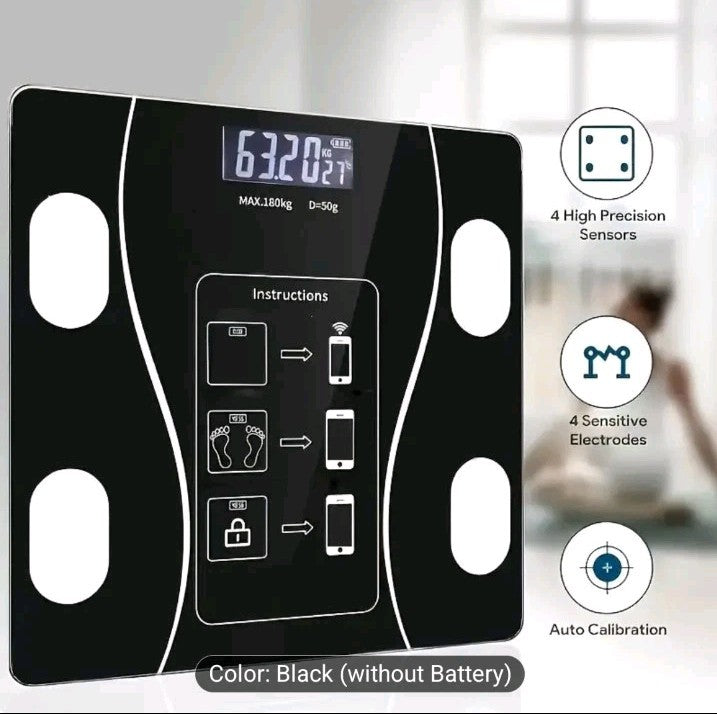 Smart Scale Body Weight Loss Accurate Height Digital Electronic Bluetooth Solid
