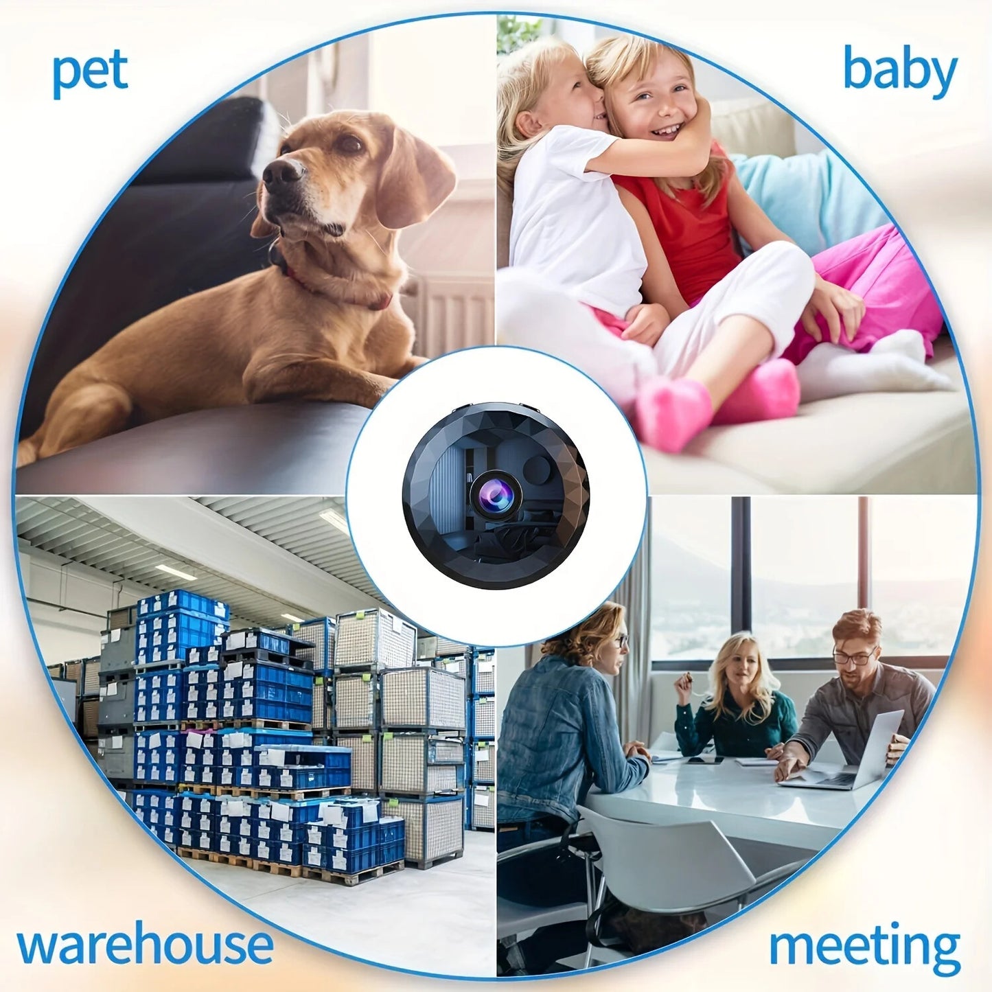 A11 IP Camera WiFi 1080P HD Security Remote Control Surveillance Night Vision US