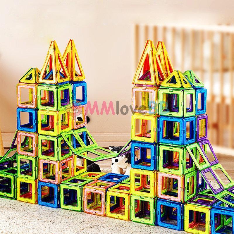 Magnets Toys for Kids Big Size Plus Magnetic Blocks for Children Designer