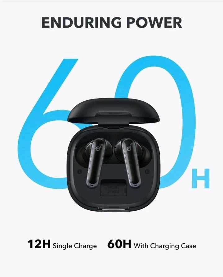 Soundcore P40i Wireless Earbuds Noise Cancelling 2-in-1 Phone Stand Case