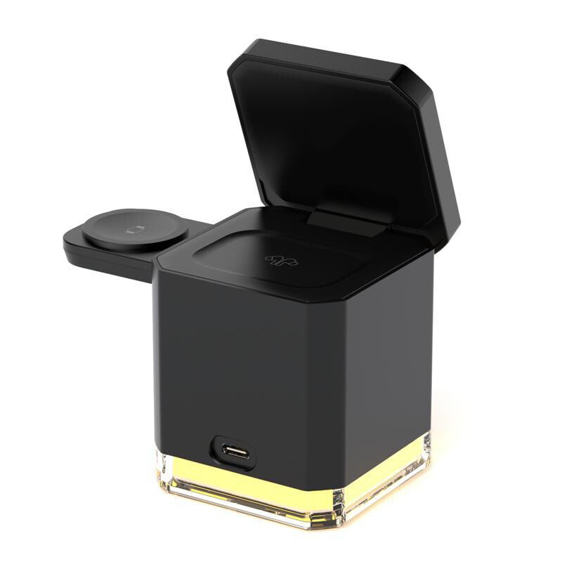 Desktop Cell Phone Holder Foldable Vertical Magnetic 15W Wireless Charger